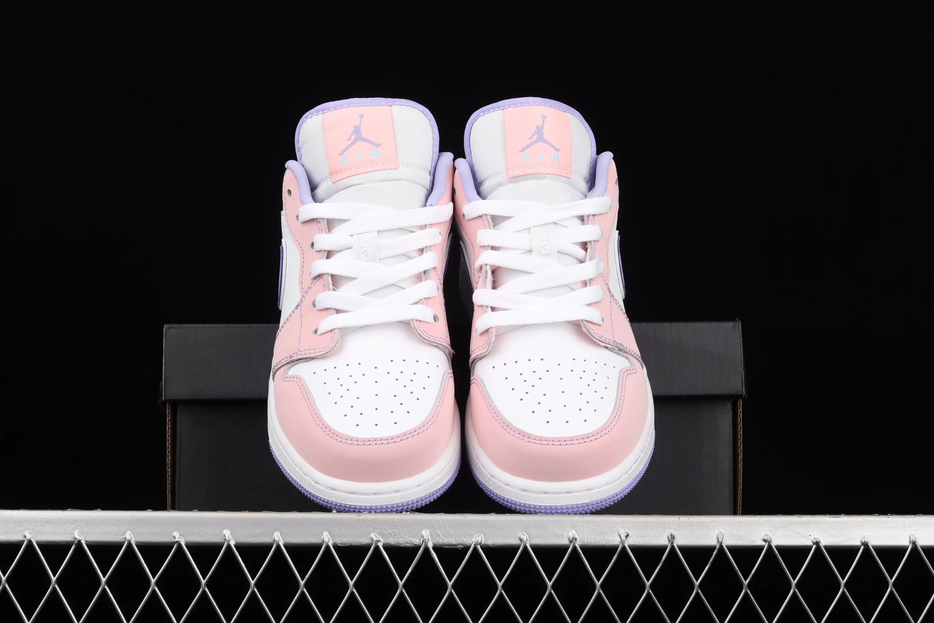 All categories Air Jordan Jordan series basketball shoes Air Jordan 1 Low G version pure original Air Jordan 1 Low AJ1 Joe 1 white purple pink low-top cultural leisure sports sneakers CV9844-600